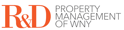 R&D Property Management of WNY Logo black text