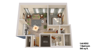 Canal View Commons Unit #202 Floor plan