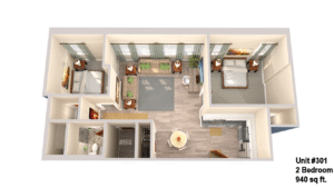 Canal View Commons Unit #301 Floor plan